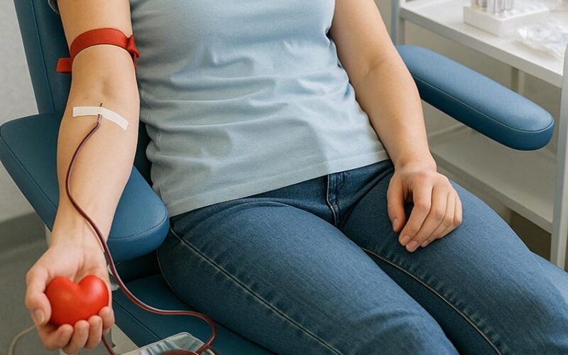 Donazione sangue donna Fidas Ozieri