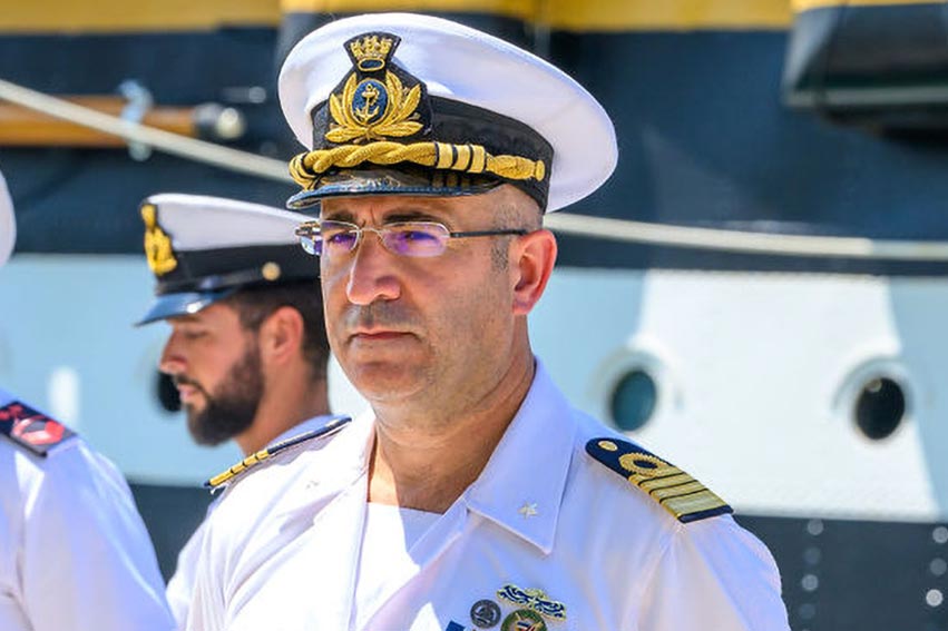 Il comandante dell'Amerigo Vespucci domani a Ozieri 1 Giuseppe Lai