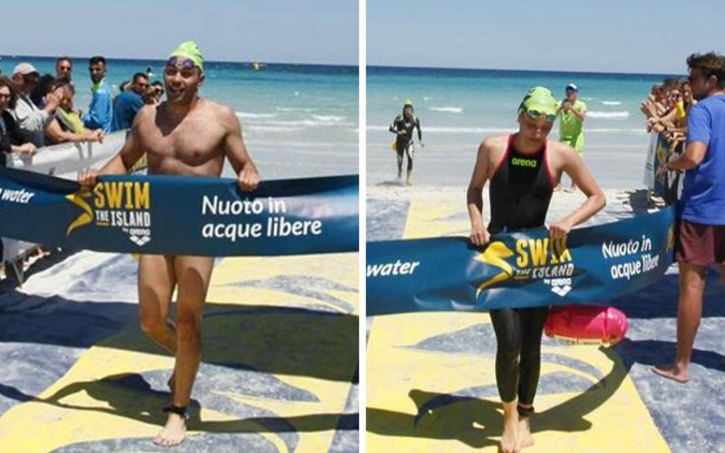 Mattia Castello e Sara Petrolli Swimtheisland