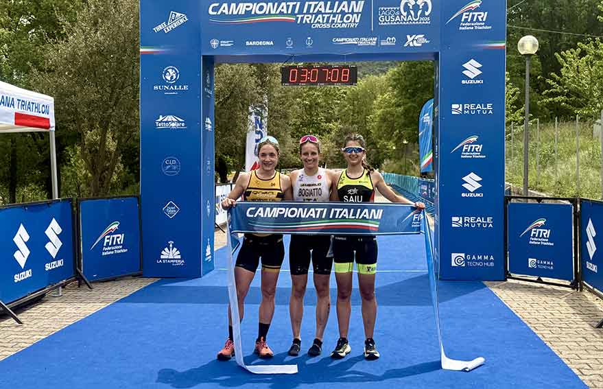 Al Triathlon Gennargentu di Gavoi brillano Davide Catalano e Noemi Bogiatto 3 Noemi Bogiatto Tiathlon Gennargentu