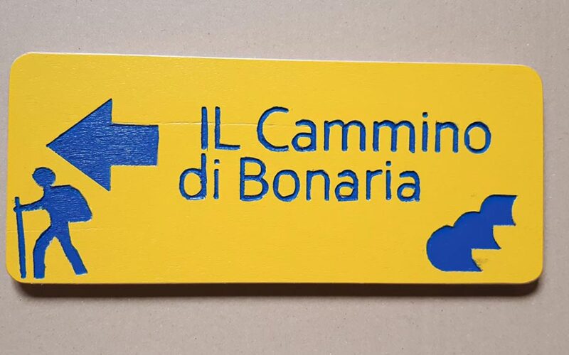 Segnaletica cammino di Bonaria