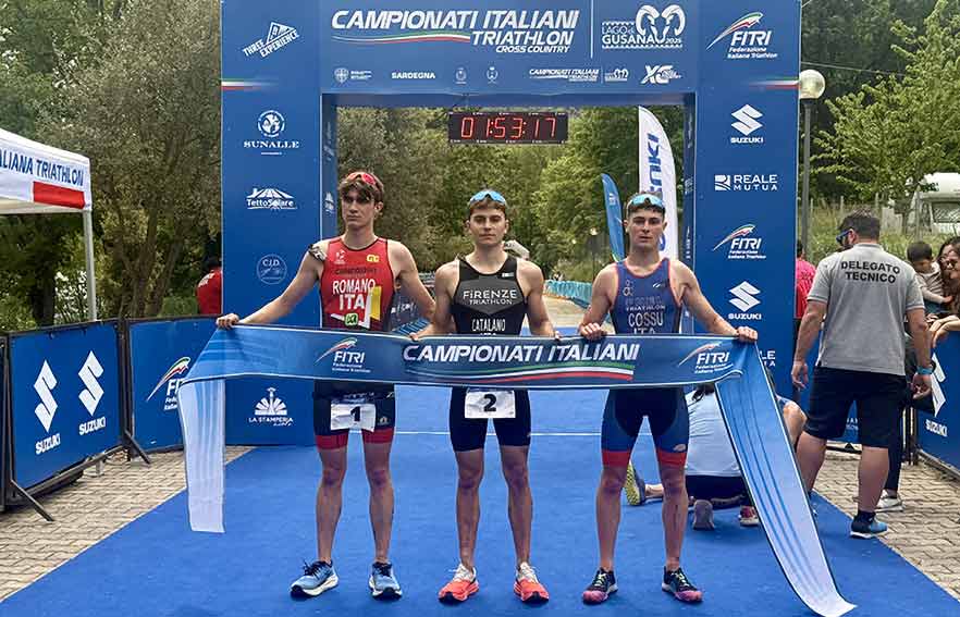 Al Triathlon Gennargentu di Gavoi brillano Davide Catalano e Noemi Bogiatto 2 Triathlon Coss Gennargentu Davide Catalano