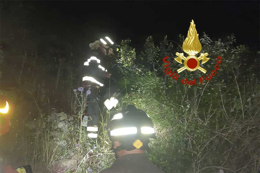 Orune. Auto precipita in una scarpata, muore un 68enne 1 incidente Orune