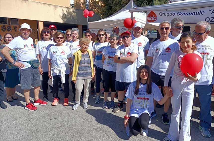 Ozieri. Successo per "Cammina con noi", l'appuntamento Aido-Admo per promuovere la donazione 1 Cammina con Noi AIDO ADMO Ozieri