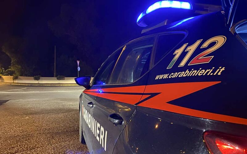 Carabinieri posto di blocco