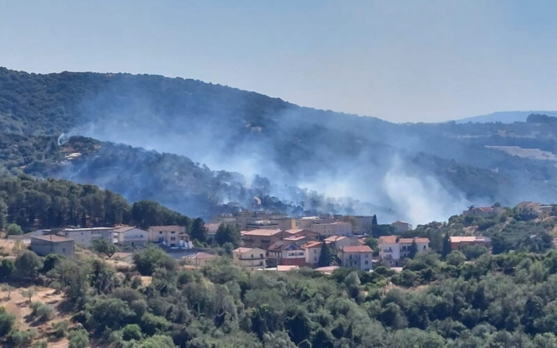 Incendio Ozieri Puppuruju