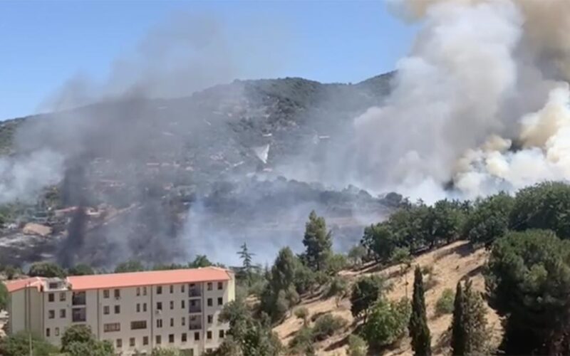 Incendio Ozieri Pupuruju