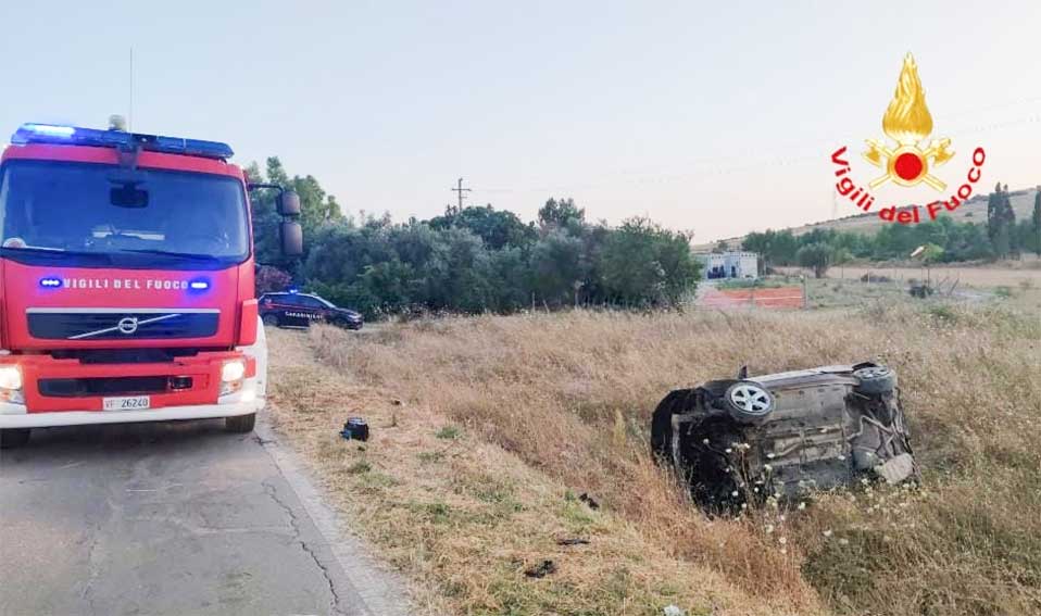 Auto esce di strada tra Nuraminis e Samatzai, muore un ragazzo di 23 anni 1 Incidente Nuraminis
