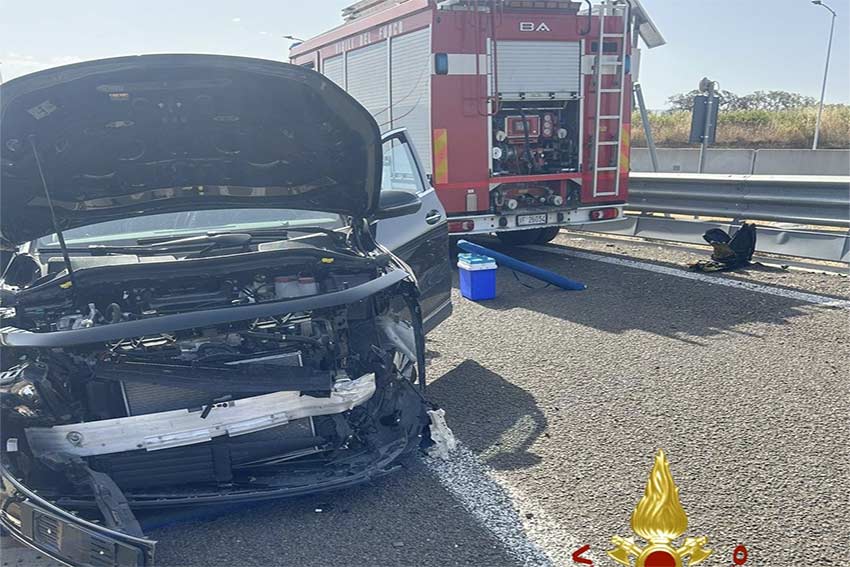 Oschiri. Suv si schianta contro il guardrail sulla SS 729, ferito il conducente 1 Incidente Oschiri statale 729