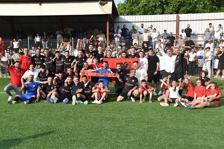 Un pizzico di Sardegna e leggenda illirica nella storica promozione della Taulantet 1 La Taulantet