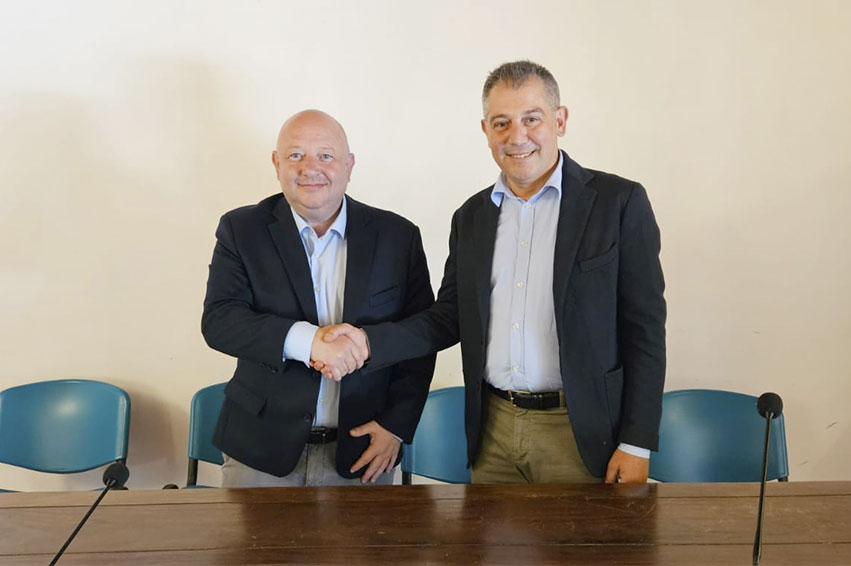 Il sindaco di Padru nuovo presidente della Comunità Montana "Monte Acuto" 1 Roberto Carta e Antonello Idili
