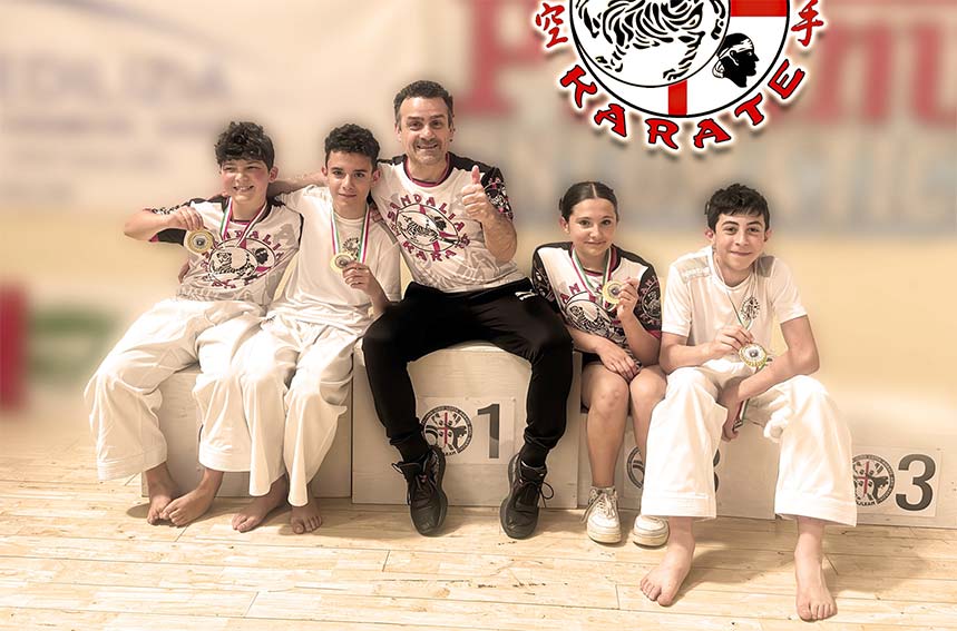 Ozieri, quattro atleti della Sandalia Karate qualificati al Trofeo Coni 1 Sandalia Karate Ozieri