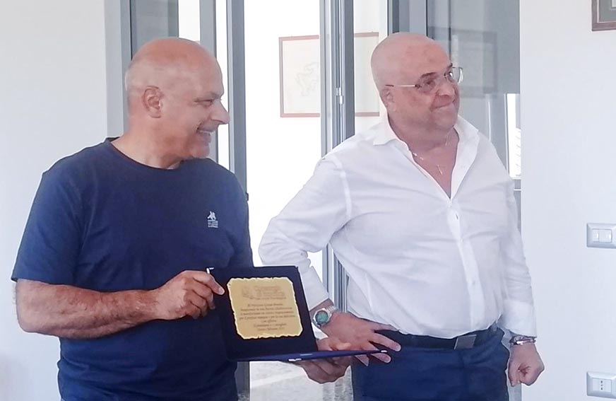 Ozieri. Giuseppe Bellu nuovo direttore generale del Consorzio di Bonifica del Nord Sardegna 2 Stangoni con Brundu Consorzio