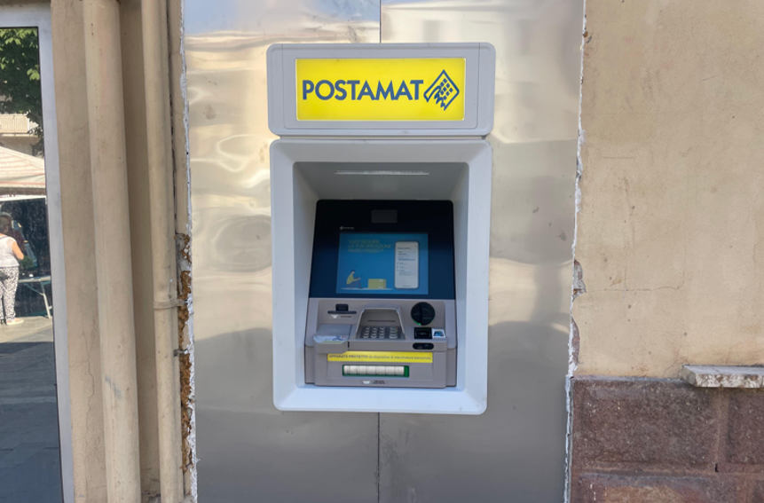 Ozieri, installato e già operativo il nuovo sportello ATM Postamat 1 Atm postamat Ozieri