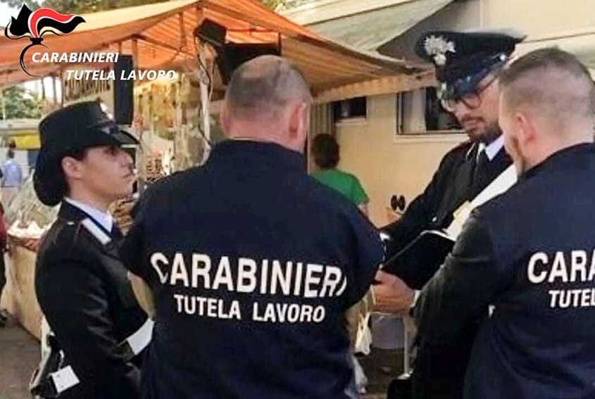 Attività sospesa per 6 aziende del Sassarese dopo i controlli dei Carabinieri per la tutela del lavoro 1 Carabinieri Tutela Lavoro