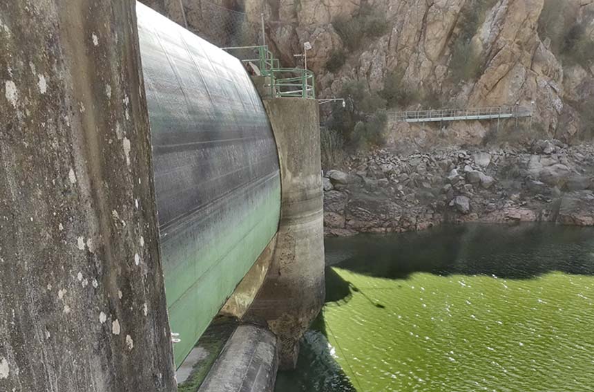 Riparate le paratoie, ritorna l'acqua nei campi della Bassa Valle del Coghinas 1 Diga Casteldoria