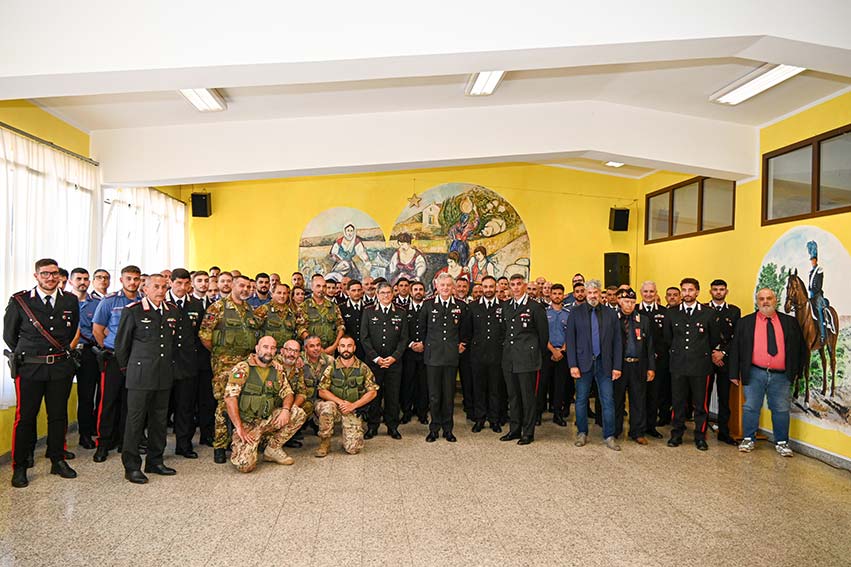 Nuoro, il generale di Corpo d’Armata Aldo Iacobelli in visita al Comando provinciale 1 Generale Aldo Iacobelli a Nuoro