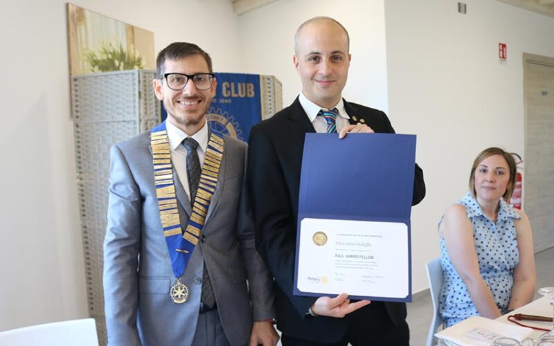 Giovanni Frau e Giovanni Galaffu Rotary Ozieri