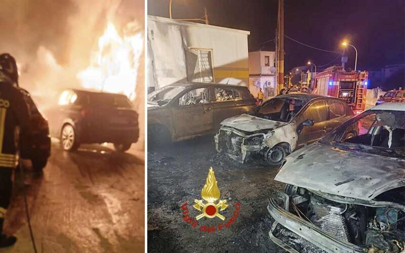 Incendio autocarrozzeria Siniscola