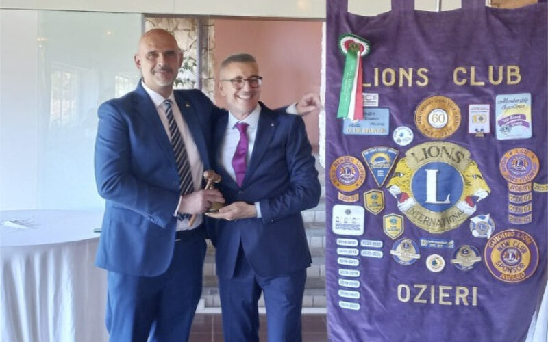 Lions Club Ozieri Vincenzo Becciu e Gianluca Manca