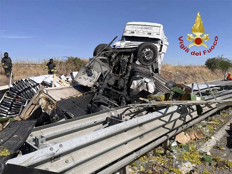 Macomer incidente SS131