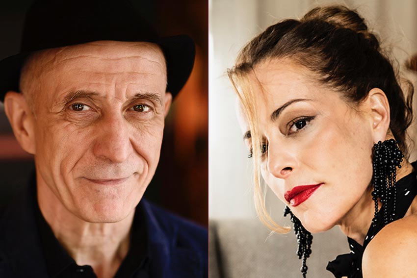 Nuchis omaggia De André con una serata di musica e poesia 1 Peppe Servillo Pilar Patassini