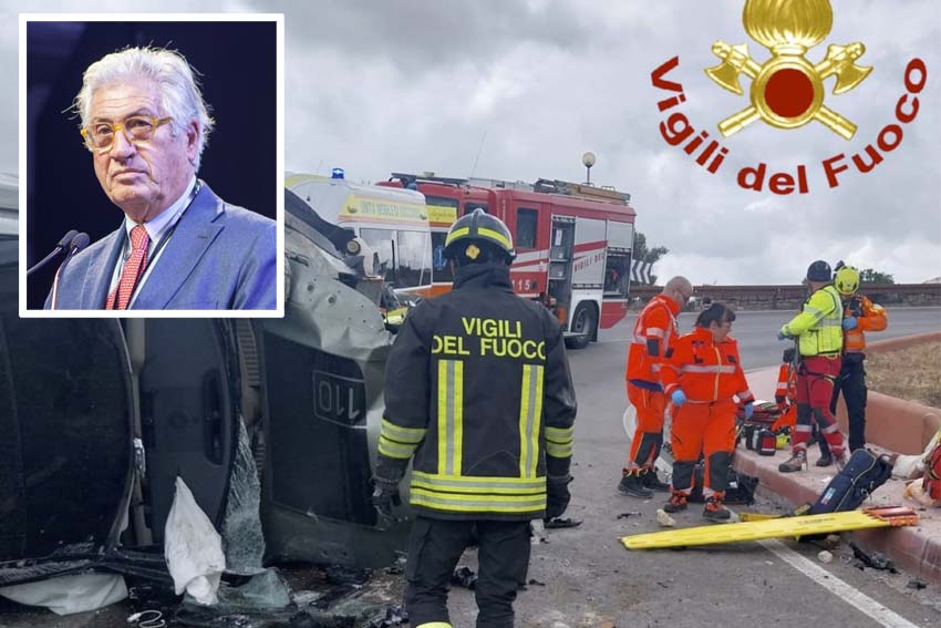 Incidente stradale ad Abbiadori, ferito Giorgetto Giugiaro 1 incidente giorgetto Giugiaro