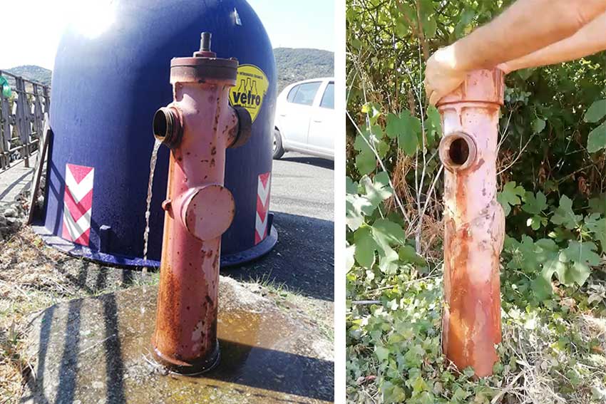 Ozieri. «Idranti antincendio senz'acqua in quasi tutta la città», la denuncia di Tedde 1 Idranti antincendio Ozieri
