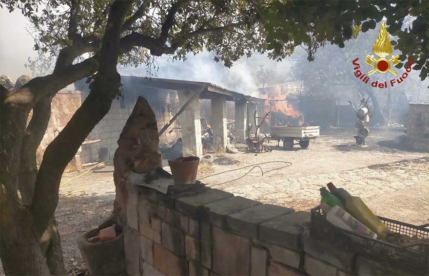Incendio Ozieri 2