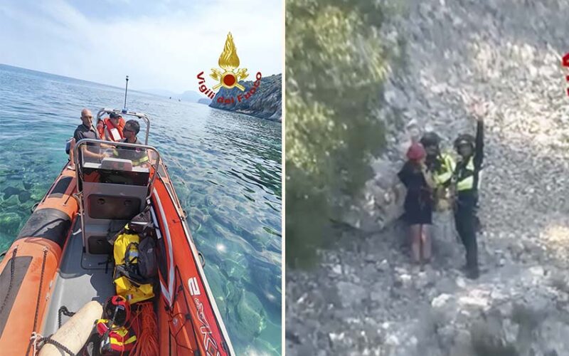 Salvataggi Vigili del fuco nel Nuorese