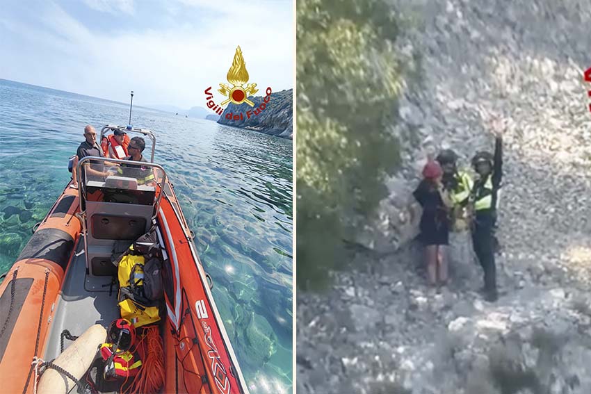 Salvataggi Vigili del fuco nel Nuorese