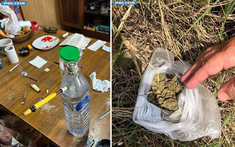 Sequestro droga Polizia Oristano
