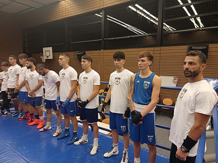 Boxe, bella vittoria dell'ozierese Andrea Fae in Svizzera 2 Andrea Ledda Ozieri