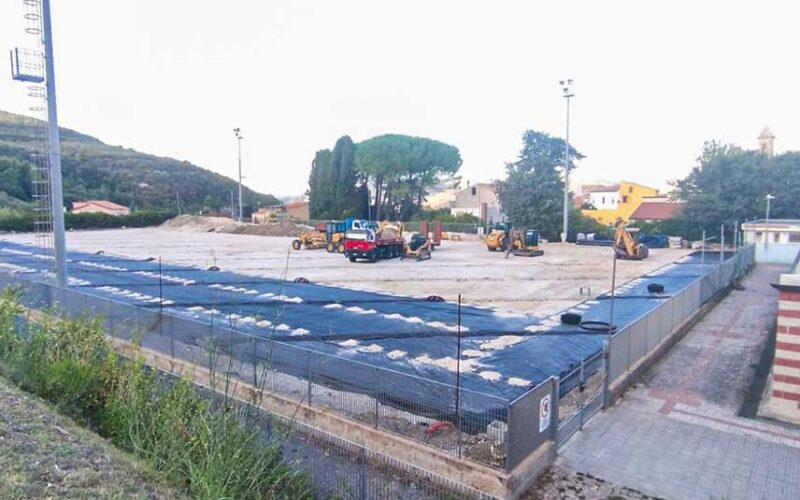Lavori campo sportivo Cargeghe