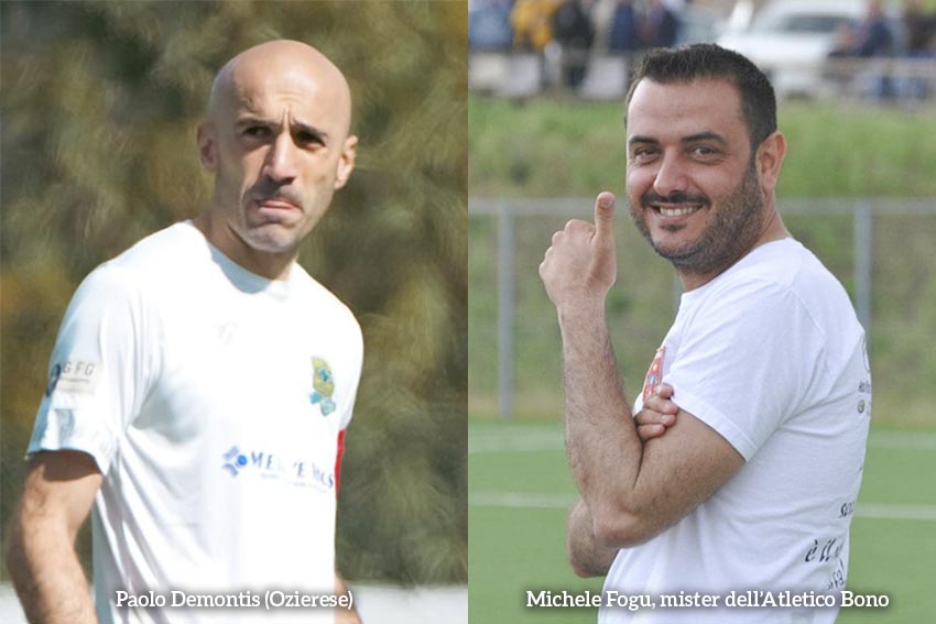 Pari casalingo per Buddusò e Ozierese, seconda sconfitta per l'Atletico Bono 1 Paolo Demontis e Michele Fogu