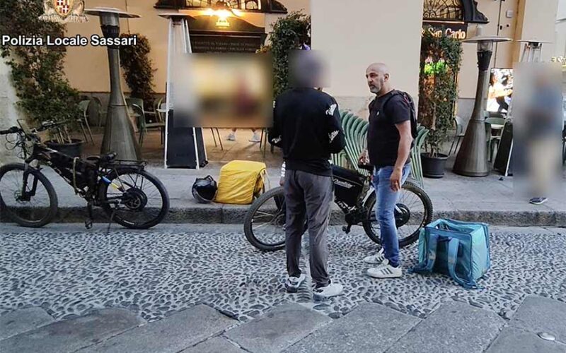 Sequestro bici a Sassari