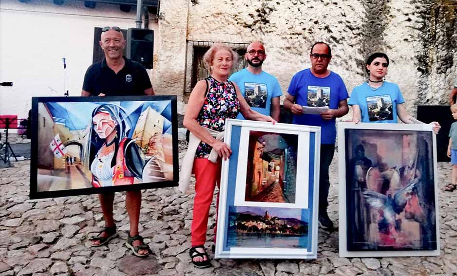 Posada, all'estemporanea di pittura trionfano Antonio Milleddu, Ettore Spada e Mario Gaspa 1 Vincitori estemporanea pittura Posada