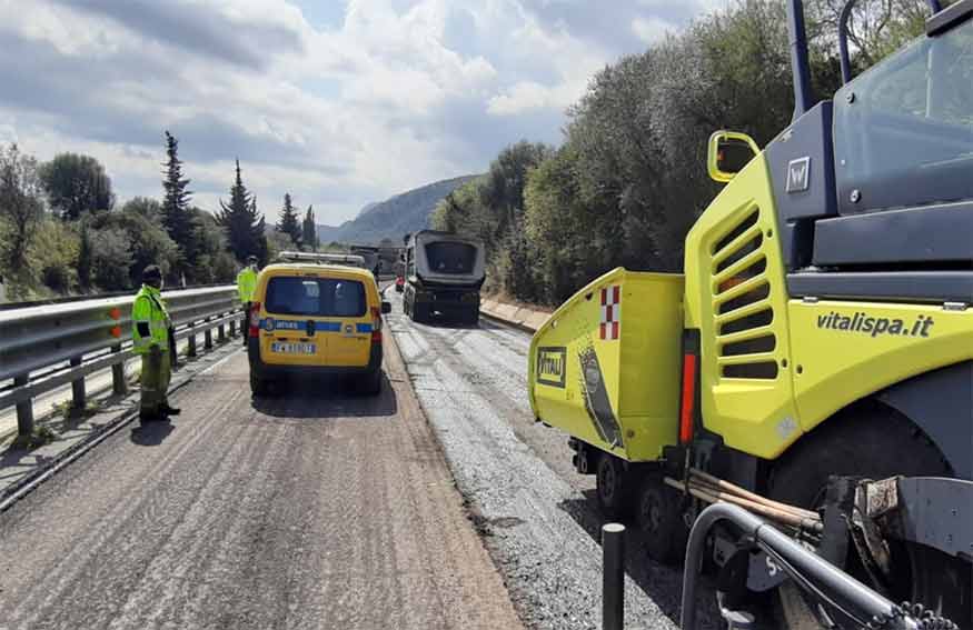 Nuoro, limitazioni notturne sulla Statale 131 Dcn per lavori di pavimentazione 1 Anas strade pavimentazione