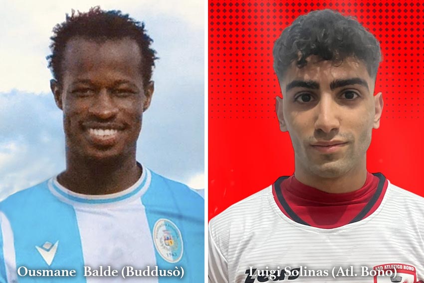 Buddusò e Atletico Bono sorridono, Ozierese out a Stintino 1 Balde e Solinas