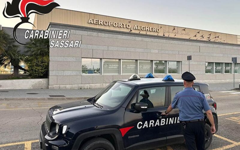 Carabinieri Alghero Fertilia aeroporto