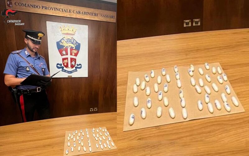 Droga Sassari sequestro ovuli