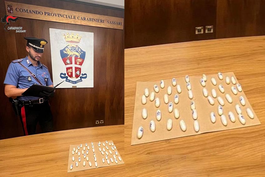 Sassari, in manette due spacciatori. Uno aveva ingerito 47 ovuli di cocaina 1 Droga Sassari sequestro ovuli