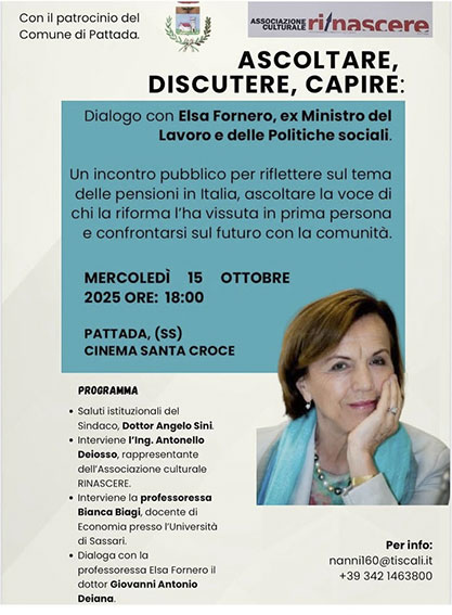 Elsa Fornero Pattada