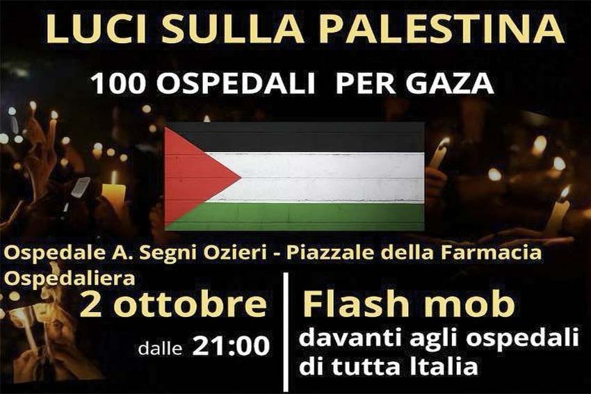Flash mob Palestina Ozieri