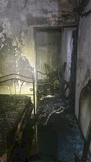 Fiamme in una casa a Oschiri, intervengono i Vigli del Fuoco di Ozieri 2 Incendio Oschiri casa 2
