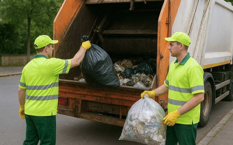 Raccolta rifiuti operatori ecologici
