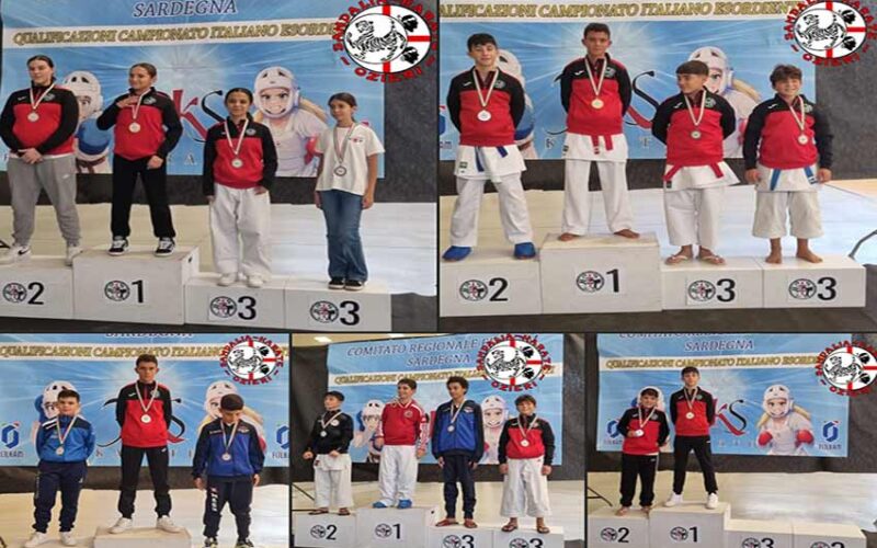 La Sandalia Karate Ozieri trionfa a Oristano: 12 medaglie e 6 atleti alle finali nazionali di ostia 8 Sandalia Karate Ozieri 1