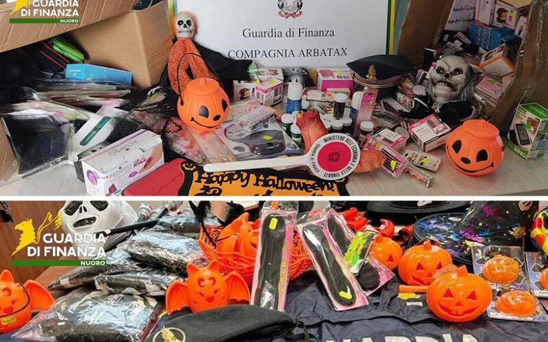 Maxi sequestro di articoli Halloween in Ogliastra della Guardia di Finanza di Arbatax 20 Sequestro articoli halloween Ogliastra