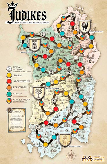 Oristano, nasce "Judikes": il gioco didattico per scoprire il Medioevo sardo 2 judikes gioco