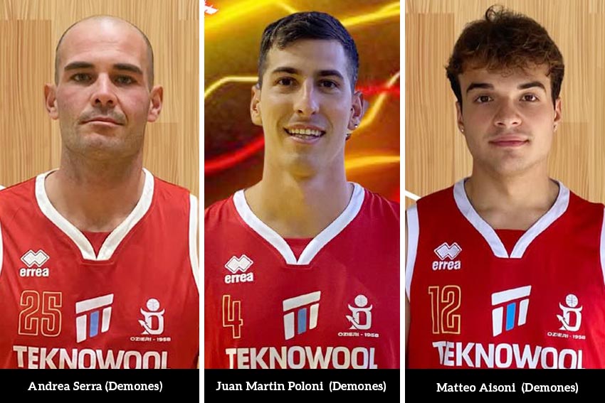 Sfortunato esordio al Pala Murratzu per la Demones Basket Ozieri, sconfitta 77 a 74 dal Calasetta 1 Giocatori Demones